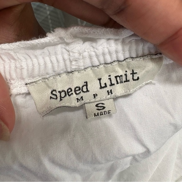 Speed Limit Ivory Buttoned Blouse - Picture 5 of 5